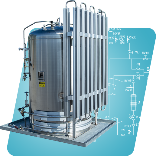 Taylor Wharton MicroBulk Tank